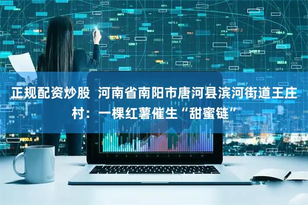 正规配资炒股  河南省南阳市唐河县滨河街道王庄村：一棵红薯催生“甜蜜链”