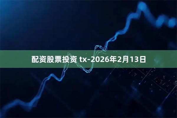 配资股票投资 tx-2026年2月13日
