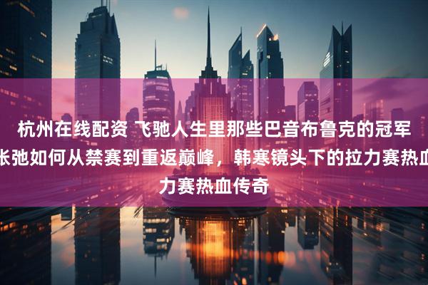 杭州在线配资 飞驰人生里那些巴音布鲁克的冠军们：张弛如何从禁赛到重返巅峰，韩寒镜头下的拉力赛热血传奇